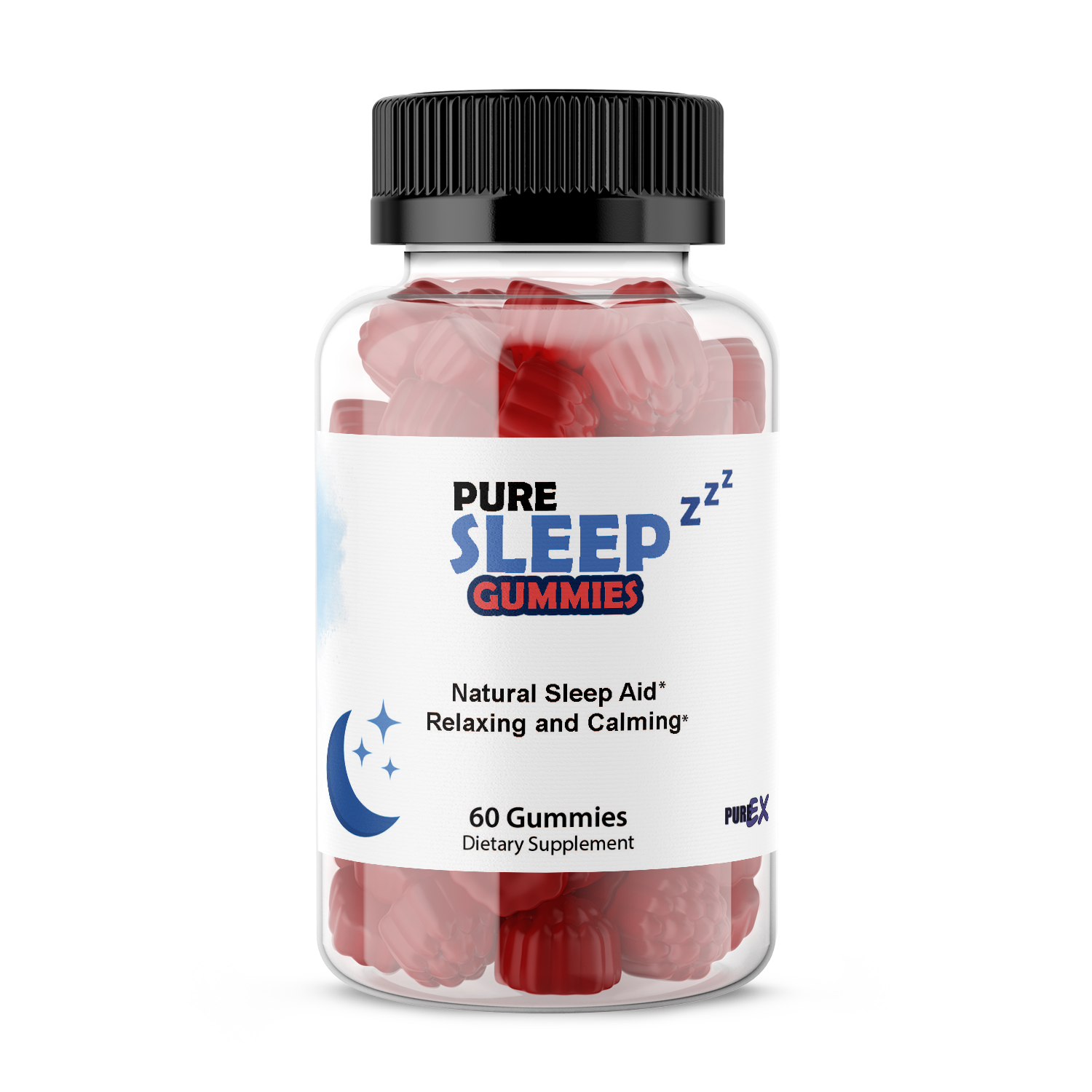 Pure Sleep Gummies Purez - Gominolas para dormir - 60 gominolas