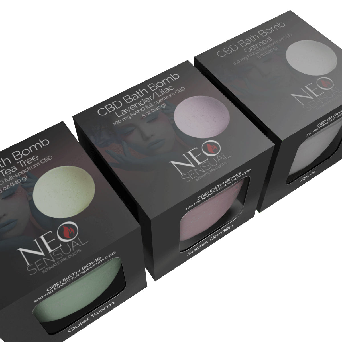 NEO Sensual CBD Bath Bomb - Quiet Storm-3