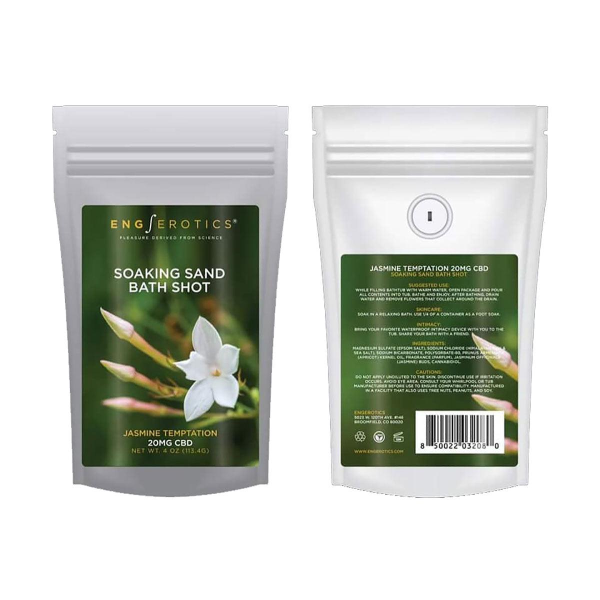 EngErotics Soaking Sand Bath Shot - Jasmine Temptation (CBD 20mg)-0