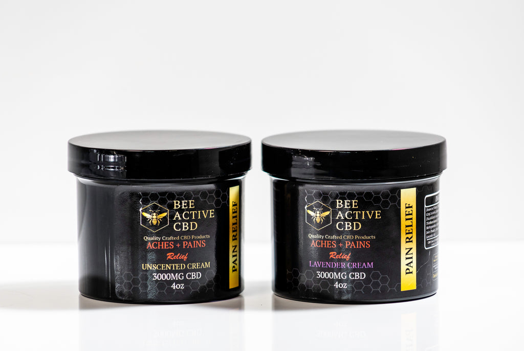Bee Active crema de CBD 500mg para alivio del dolor muscular y articular, rápida absorción y bienestar natural