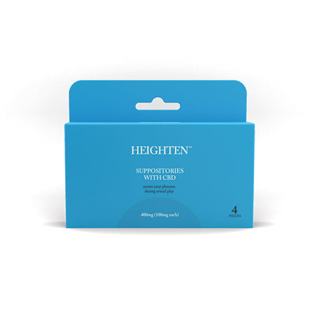 Doc Johnson Heighten Suppositories with CBD 400mg (100mg/ea) 4 pcs-0