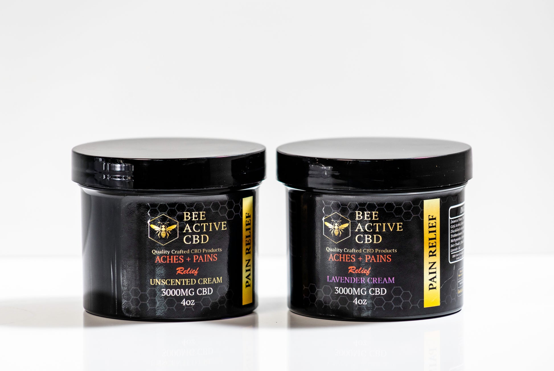 Bee Active – Natural CBD Cream for Muscle and Joint Pain Relief (500mg)-0