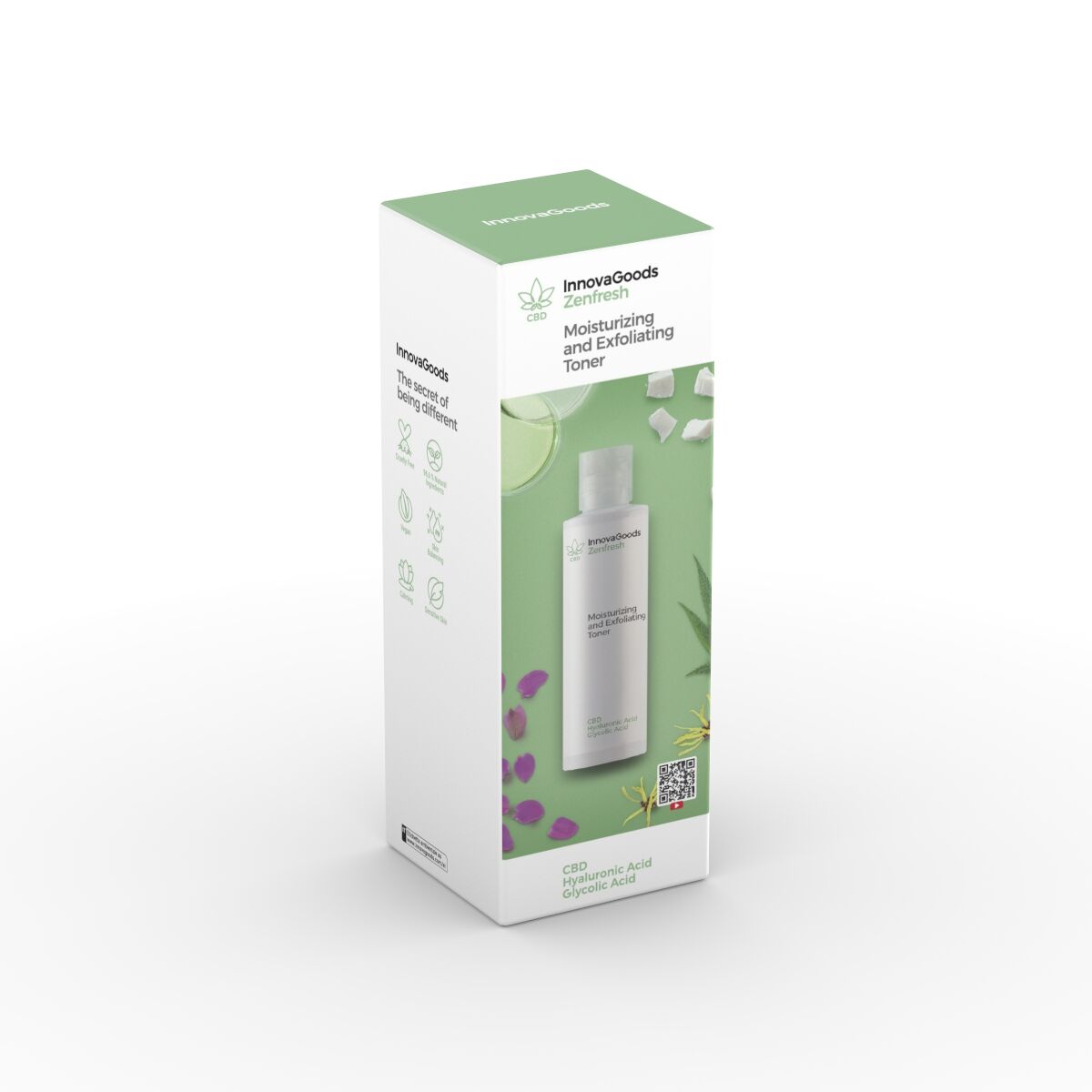 Moisturizing and Exfoliating Facial Toner CBD Zenfresh InnovaGoods 150 ml-1